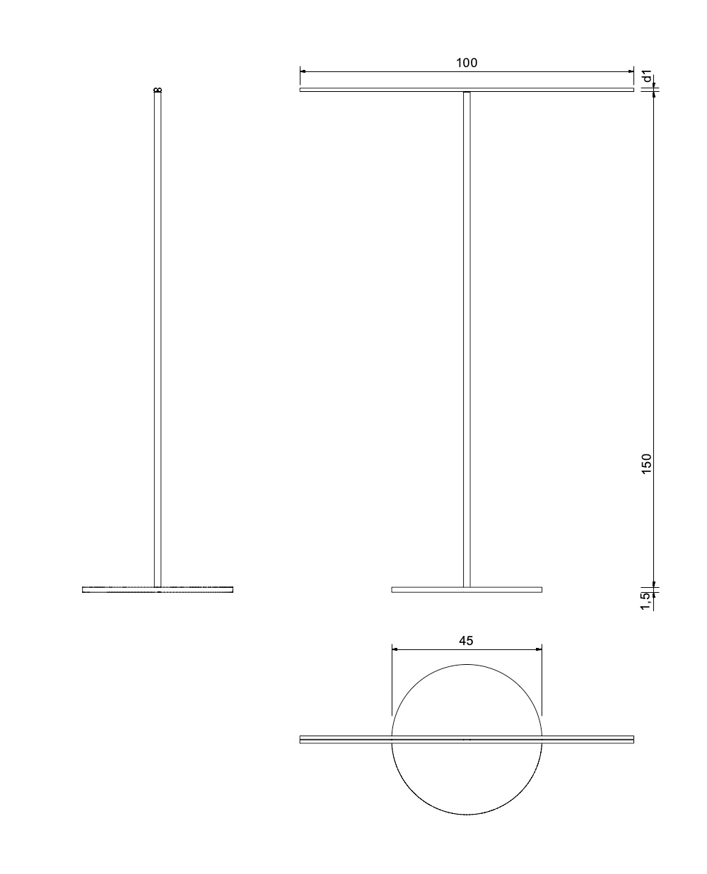 Mono - Kralle Zeichnung