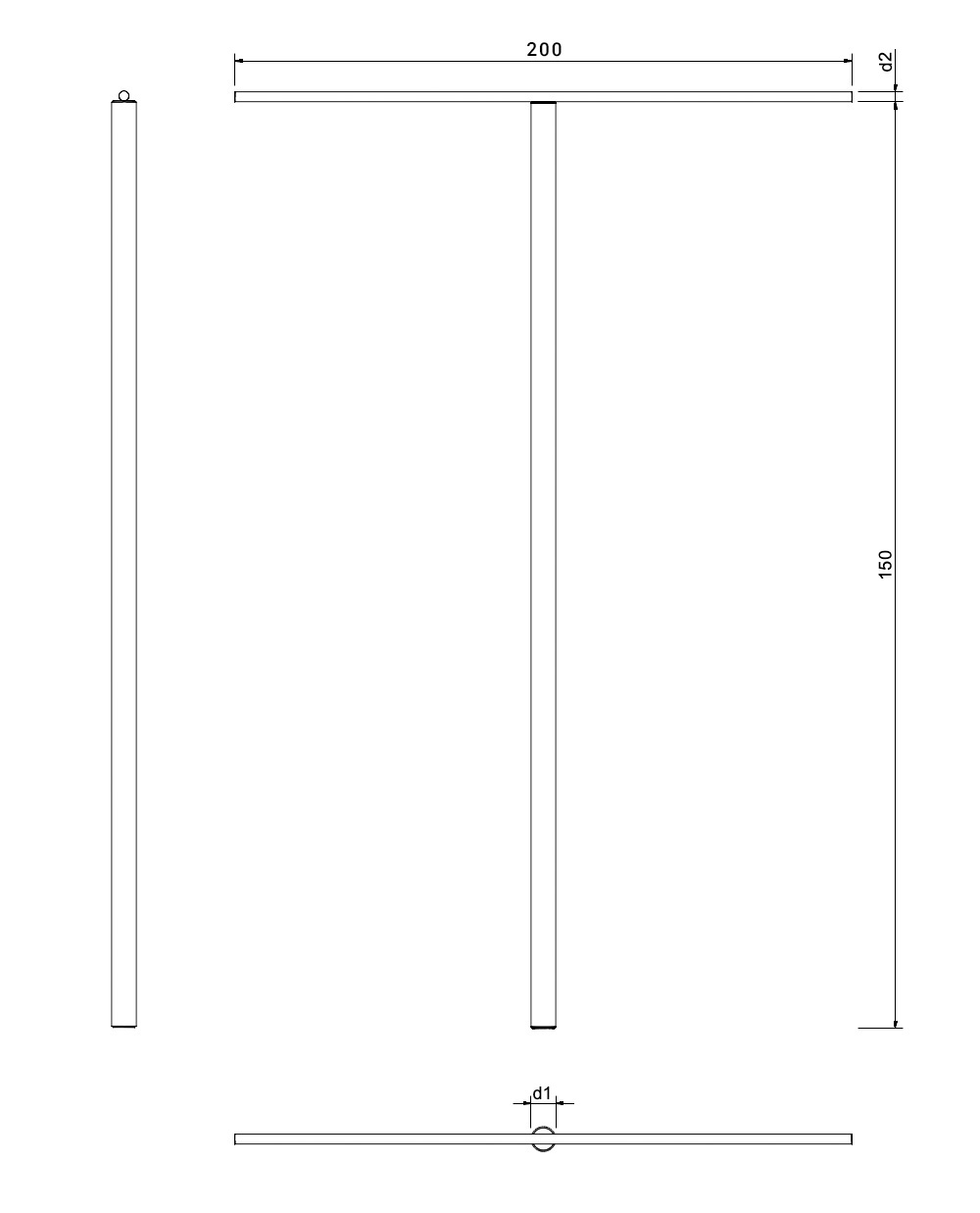 Stabkralle Zeichnung