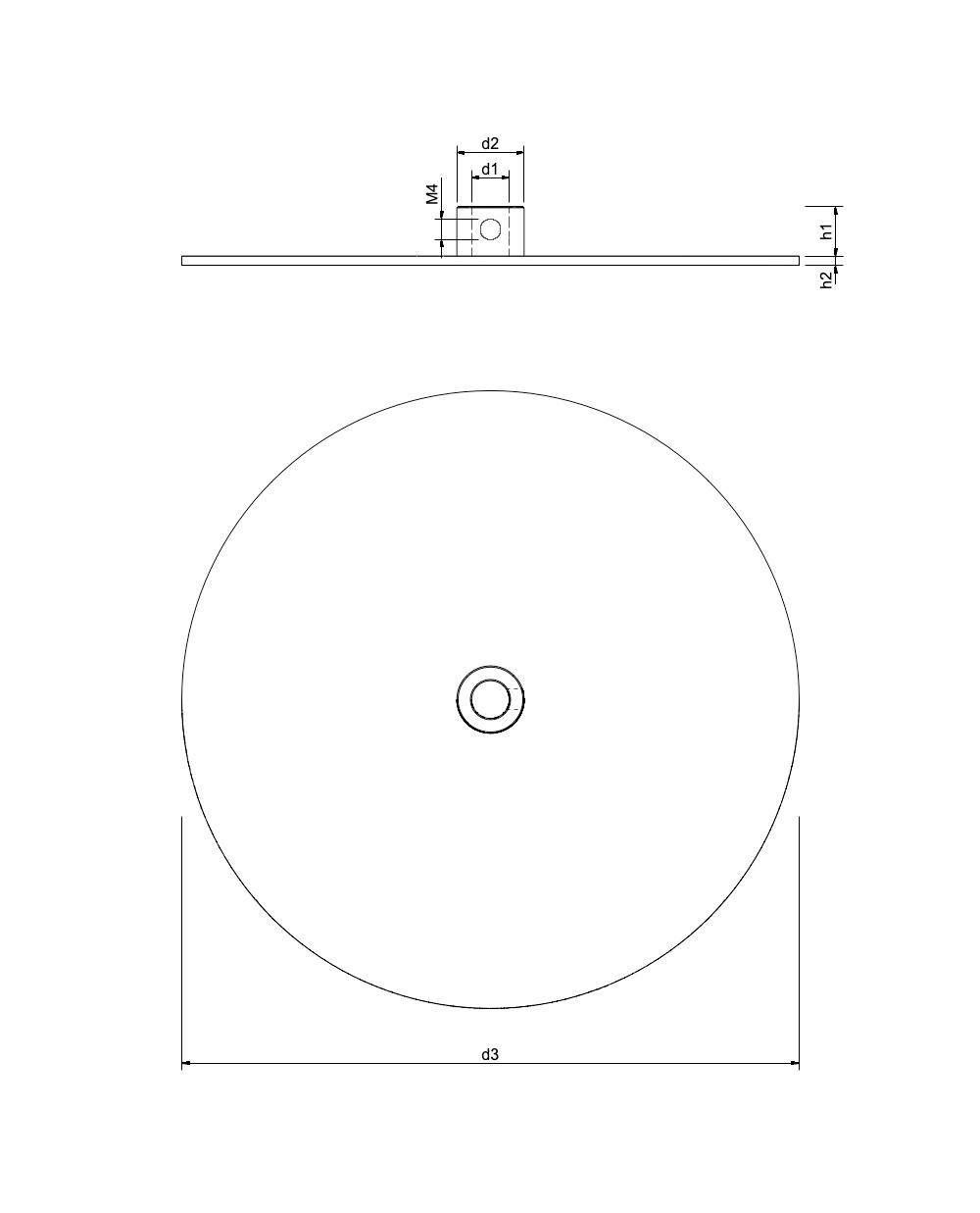 Top Tablar Zeichnung