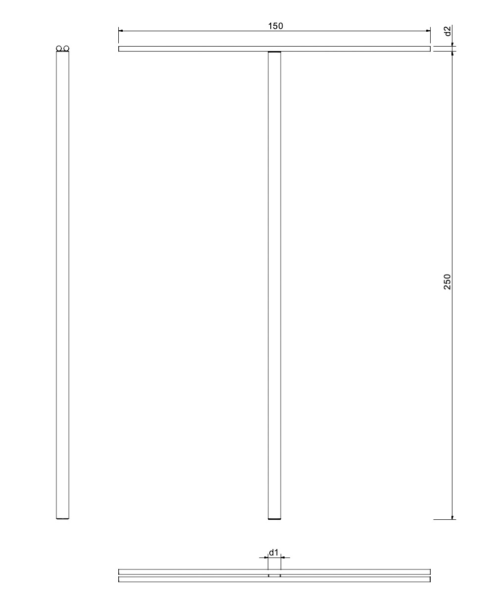 Stabkralle Zeichnung